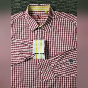 Classic Red Checkered Men's Shirt